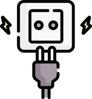 plug illustration design vector