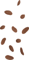 falling choco cereal png