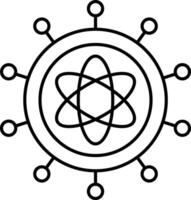Nucleus illustration design vector