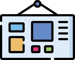 moodboard illustration design vector