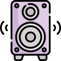 speaker illustration design vector