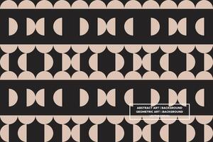 Geometric Pattern - Geometric Background - Abstract Background - Circles - Brown - Use in Website Design, Packaging, Wall Art, Wallpaper, Poster, Banner, Profile, Brochure, Apparel, Textiles vector