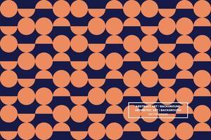 Geometric Pattern - Geometric Background - Abstract Background - Circles - Brown - Use in Website Design, Packaging, Wall Art, Wallpaper, Poster, Banner, Profile, Brochure, Apparel, Textiles vector