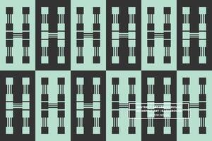 Geometric Pattern - Geometric Background - Abstract Background - Mixed Shapes - Green - Use in Website Design, Packaging, Wall Art, Wallpaper, Poster, Banner, Profile, Brochure, Apparel, Textiles vector