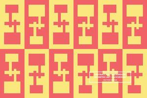 Geometric Pattern - Geometric Background - Abstract Background - Mixed Shapes - Orange - Use in Website Design, Packaging, Wall Art, Wallpaper, Poster, Banner, Profile, Brochure, Apparel, Textiles vector