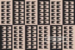 Geometric Pattern - Geometric Background - Abstract Background - Triangles - Brown - Use in Website Design, Packaging, Wall Art, Wallpaper, Poster, Banner, Profile, Brochure, Apparel, Textiles vector
