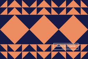 Geometric Pattern - Geometric Background - Abstract Background - Triangles - Brown - Use in Website Design, Packaging, Wall Art, Wallpaper, Poster, Banner, Profile, Brochure, Apparel, Textiles vector