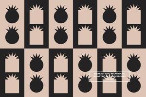 Geometric Pattern - Geometric Background - Abstract Background - Mixed Shapes - Brown - Use in Website Design, Packaging, Wall Art, Wallpaper, Poster, Banner, Profile, Brochure, Apparel, Textiles vector