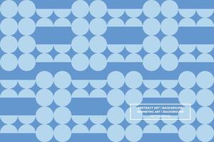 Geometric Pattern - Geometric Background - Abstract Background - Circles - Blue - Use in Website Design, Packaging, Wall Art, Wallpaper, Poster, Banner, Profile, Brochure, Apparel, Textiles vector