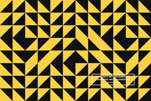 Geometric Pattern - Geometric Background - Abstract Background - Triangles - Yellow - Use in Website Design, Packaging, Wall Art, Wallpaper, Poster, Banner, Profile, Brochure, Apparel, Textiles vector