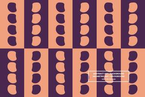 Geometric Pattern - Geometric Background - Abstract Background - Mixed Shapes - Purple - Use in Website Design, Packaging, Wall Art, Wallpaper, Poster, Banner, Profile, Brochure, Apparel, Textiles vector