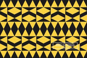 Geometric Pattern - Geometric Background - Abstract Background - Triangles - Yellow - Use in Website Design, Packaging, Wall Art, Wallpaper, Poster, Banner, Profile, Brochure, Apparel, Textiles vector