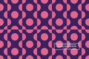 Geometric Pattern - Geometric Background - Abstract Background - Circles - Purple - Use in Website Design, Packaging, Wall Art, Wallpaper, Poster, Banner, Profile, Brochure, Apparel, Textiles vector