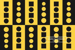 Geometric Pattern - Geometric Background - Abstract Background - Circles - Yellow - Use in Website Design, Packaging, Wall Art, Wallpaper, Poster, Banner, Profile, Brochure, Apparel, Textiles vector