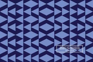 Geometric Pattern - Geometric Background - Abstract Background - Triangles - Blue - Use in Website Design, Packaging, Wall Art, Wallpaper, Poster, Banner, Profile, Brochure, Apparel, Textiles vector