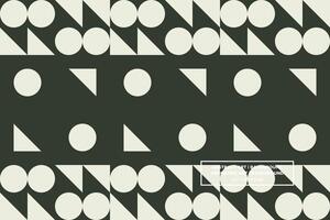 Geometric Pattern - Geometric Background - Abstract Background - Triangles - Green - Use in Website Design, Packaging, Wall Art, Wallpaper, Poster, Banner, Profile, Brochure, Apparel, Textiles vector