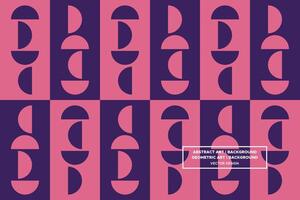 Geometric Pattern - Geometric Background - Abstract Background - Circles - Purple - Use in Website Design, Packaging, Wall Art, Wallpaper, Poster, Banner, Profile, Brochure, Apparel, Textiles vector