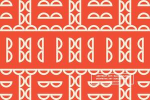 Geometric Pattern - Geometric Background - Abstract Background - Circles - Orange - Use in Website Design, Packaging, Wall Art, Wallpaper, Poster, Banner, Profile, Brochure, Apparel, Textiles vector