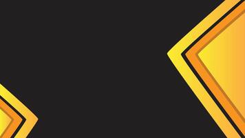 Abstract background design with modern style, abstract background with yellow and black colors vector