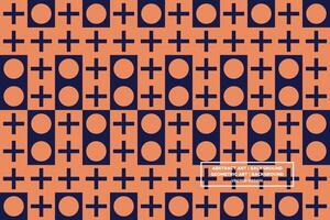 Geometric Pattern - Geometric Background - Abstract Background - Circles - Brown - Use in Website Design, Packaging, Wall Art, Wallpaper, Poster, Banner, Profile, Brochure, Apparel, Textiles vector
