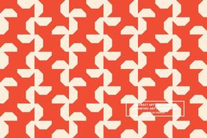 Geometric Pattern - Geometric Background - Abstract Background - Octagon - Orange - Use in Website Design, Packaging, Wall Art, Wallpaper, Poster, Banner, Profile, Brochure, Apparel, Textiles vector