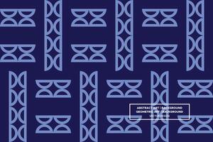 Geometric Pattern - Geometric Background - Abstract Background - Circles - Blue - Use in Website Design, Packaging, Wall Art, Wallpaper, Poster, Banner, Profile, Brochure, Apparel, Textiles vector
