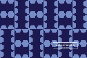 Geometric Pattern - Geometric Background - Abstract Background - Octagon - Blue - Use in Website Design, Packaging, Wall Art, Wallpaper, Poster, Banner, Profile, Brochure, Apparel, Textiles vector