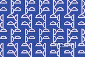 Geometric Pattern - Geometric Background - Abstract Background - Circles - Blue - Use in Website Design, Packaging, Wall Art, Wallpaper, Poster, Banner, Profile, Brochure, Apparel, Textiles vector