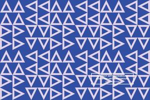 Geometric Pattern - Geometric Background - Abstract Background - Triangles - Blue - Use in Website Design, Packaging, Wall Art, Wallpaper, Poster, Banner, Profile, Brochure, Apparel, Textiles vector