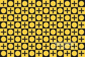Geometric Pattern - Geometric Background - Abstract Background - Circles - Yellow - Use in Website Design, Packaging, Wall Art, Wallpaper, Poster, Banner, Profile, Brochure, Apparel, Textiles vector