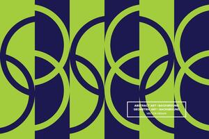 Geometric Pattern - Geometric Background - Abstract Background - Circles - Green - Use in Website Design, Packaging, Wall Art, Wallpaper, Poster, Banner, Profile, Brochure, Apparel, Textiles vector