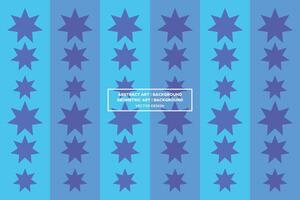 Geometric Pattern - Geometric Background - Abstract Background - Stars - Blue - Use in Website Design, Packaging, Wall Art, Wallpaper, Poster, Banner, Profile, Brochure, Apparel, Textiles vector
