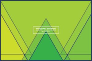 Geometric Pattern - Geometric Background - Abstract Background - Triangles - Green - Use in Website Design, Packaging, Wall Art, Wallpaper, Poster, Banner, Profile, Brochure, Apparel, Textiles vector
