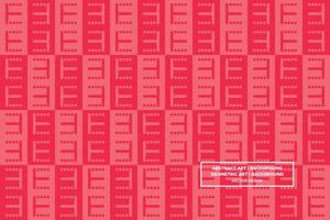 Geometric Pattern - Geometric Background - Abstract Background - Mixed Shapes - Red - Use in Website Design, Packaging, Wall Art, Wallpaper, Poster, Banner, Profile, Brochure, Apparel, Textiles vector
