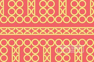 Geometric Pattern - Geometric Background - Abstract Background - Circles - Yellow - Use in Website Design, Packaging, Wall Art, Wallpaper, Poster, Banner, Profile, Brochure, Apparel, Textiles vector