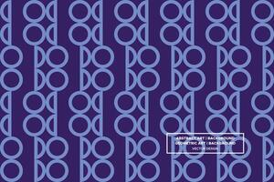 Geometric Pattern - Geometric Background - Abstract Background - Circles - Blue - Use in Website Design, Packaging, Wall Art, Wallpaper, Poster, Banner, Profile, Brochure, Apparel, Textiles vector