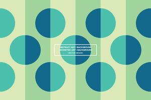 Geometric Pattern - Geometric Background - Abstract Background - Circles - Green - Use in Website Design, Packaging, Wall Art, Wallpaper, Poster, Banner, Profile, Brochure, Apparel, Textiles vector