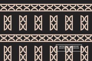 Geometric Pattern - Geometric Background - Abstract Background - Circles - Brown - Use in Website Design, Packaging, Wall Art, Wallpaper, Poster, Banner, Profile, Brochure, Apparel, Textiles vector