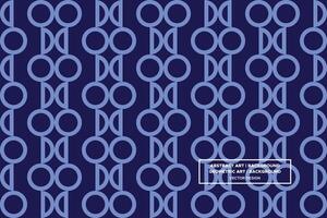Geometric Pattern - Geometric Background - Abstract Background - Circles - Blue - Use in Website Design, Packaging, Wall Art, Wallpaper, Poster, Banner, Profile, Brochure, Apparel, Textiles vector