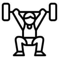 Weightlifter olympics sprots illustration vector