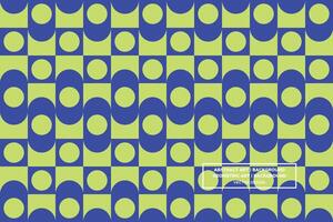 Geometric Pattern - Geometric Background - Abstract Background - Circles - Green - Use in Website Design, Packaging, Wall Art, Wallpaper, Poster, Banner, Profile, Brochure, Apparel, Textiles vector