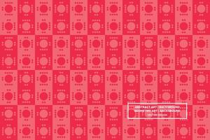Geometric Pattern - Geometric Background - Abstract Background - Circles - Red - Use in Website Design, Packaging, Wall Art, Wallpaper, Poster, Banner, Profile, Brochure, Apparel, Textiles vector