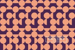 Geometric Pattern - Geometric Background - Abstract Background - Circles - Brown - Use in Website Design, Packaging, Wall Art, Wallpaper, Poster, Banner, Profile, Brochure, Apparel, Textiles vector