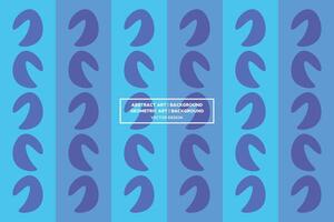 Geometric Pattern - Geometric Background - Abstract Background - Mixed Shapes - Blue - Use in Website Design, Packaging, Wall Art, Wallpaper, Poster, Banner, Profile, Brochure, Apparel, Textiles vector