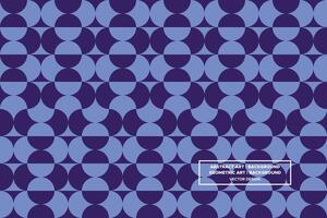 Geometric Pattern - Geometric Background - Abstract Background - Circles - Blue - Use in Website Design, Packaging, Wall Art, Wallpaper, Poster, Banner, Profile, Brochure, Apparel, Textiles vector