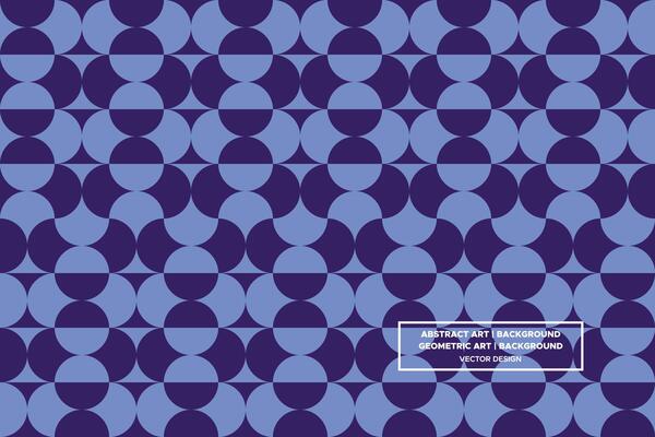 Geometric Pattern - Geometric Background - Abstract Background - Circles - Blue - Use in Website Design, Packaging, Wall Art, Wallpaper, Poster, Banner, Profile, Brochure, Apparel, Textiles
