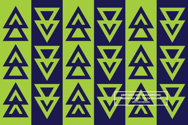 Geometric Pattern - Geometric Background - Abstract Background - Triangles - Green - Use in Website Design, Packaging, Wall Art, Wallpaper, Poster, Banner, Profile, Brochure, Apparel, Textiles
