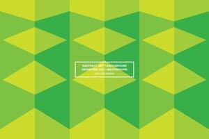Geometric Pattern - Geometric Background - Abstract Background - Triangles - Green - Use in Website Design, Packaging, Wall Art, Wallpaper, Poster, Banner, Profile, Brochure, Apparel, Textiles vector