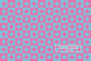 Geometric Pattern - Geometric Background - Abstract Background - Circles - Red - Use in Website Design, Packaging, Wall Art, Wallpaper, Poster, Banner, Profile, Brochure, Apparel, Textiles vector
