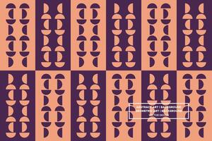 Geometric Pattern - Geometric Background - Abstract Background - Circles - Brown - Use in Website Design, Packaging, Wall Art, Wallpaper, Poster, Banner, Profile, Brochure, Apparel, Textiles vector